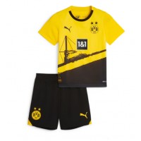Camisa de time de futebol Borussia Dortmund Replicas 1º Equipamento Infantil 2023-24 Manga Curta (+ Calças curtas)